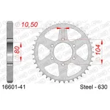 Racing Steel Chain Wheel - Rear Sprocket AFAM 520 - 45t BLACK 164803RLK45
