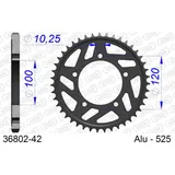 Stahl-Kettenrad AFAM 525 - 44Z Schwarz 3580244