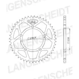 Alu-Kettenrad Esjot 520 - 42Z silber