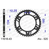 Alu Chain Wheel - Rear Sprocket AFAM 525 - 41t Gun Metal 3680741