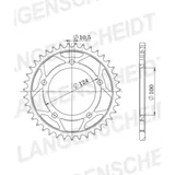 Stahl-Kettenrad Supersprox 525/46Z schwarz 50614-46 Stahl-Kettenrad Supersprox 525/46Z schwarz 50614-46