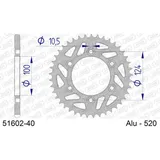 Alu Chain Wheel - Rear Sprocket AFAM 520 - 40t Gun Metal 5160240