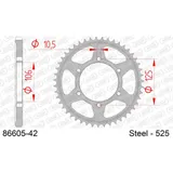 Alu Chain Wheel - Rear Sprocket AFAM 525 - 41t Gun Metal 5161241