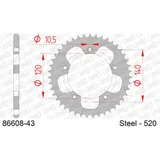 Alu-Kettenrad AFAM 525 - 38Z für PCD Gun Metal 5180338
