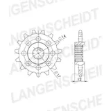 Front Sprocket Esjot 420 - 12t