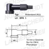 Spark plug connector NGK LC05EFK