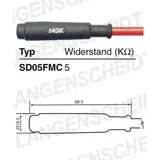 ignition cable / wire NGK SD05FMC