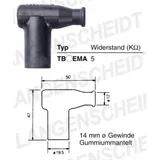 Spark plug connector NGK TB05EMA