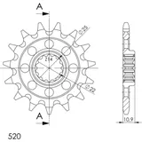 Front Sprocket 520/14t 61210A14
