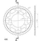 Steel-Rear Sprocket / Chain Wheel Supersprox 428/69t black Steel-Rear Sprocket / Chain Wheel Supersprox 428/69t black