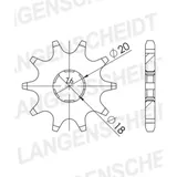 Ritzel Supersprox 520/11Z 94305-11