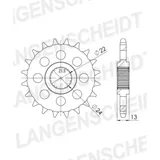 Ritzel Supersprox 520/15Z 94710-15 Ritzel Supersprox 520/15Z 94710-15