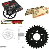 Chain Kit - Steel - for: AEON Cobra 50 03-11/Cobra 100 02-10 19-28-078 DID428NZ(G&B) Clip Chain Kit - Steel - for: AEON Cobra 50 03-11/Cobra 100 02-10 19-28-078 DID428NZ(G&B) Clip