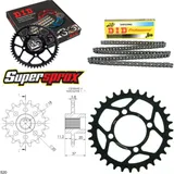 Kettensatz Stahl für: AEON Cobra 125 RS II 03-06/Overland 1 17-32-072 DID520NZ Clip