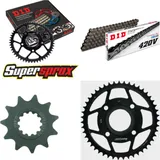 Kettensatz Stahl für: MBK/YA X-Power 50 03-06/TZR50 03-06 11-47-132 DID420V Clip