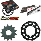 Kettensatz Stahl für: BETA RR50 Motard 02-07 13-50-126 DID420V Clip