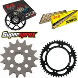 Chain Kit - Steel - for: BETA Jonathan 125 99-04/Jonathan 350 15-44-122 DID520VX3(G&B) endless