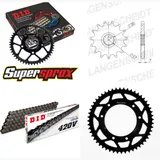 Chain Kit - Steel - for: PEUGEOT XP6 Enduro /Track 50 02-03/XP 12-52-126 DID420V Clip