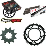 Chain Kit - Steel - for: APRILIA Tuono 50 04-12 11-47-124 DID420V Clip