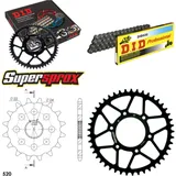 Kettensatz Stahl für: APRILIA MX125 04-09 16-45-112 DID520 Clip Kettensatz Stahl für: APRILIA MX125 04-09 16-45-112 DID520 Clip