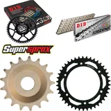 Kettensatz Stahl für: APRILIA Pegaso 600 94-94 17-42-106 DID520ZVM-X(S&S) Niet