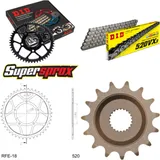 Kettensatz Stahl für: APRILIA ETX600 Tuareg 85-87 15-46-104 DID520VX3 Niet