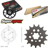 Kettensatz Stahl für: CAGIVA W12 350 93-96 15-44-110 DID520ZVM-X(G&G) Niet