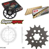 Kettensatz Stahl für: CAGIVA Canyon 500 99-01/Canyon 600 96 15-45-114 DID520ZVM-X(G&G) Niet