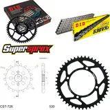 Chain Kit - Steel - for: CAGIVA Elefant 750 Lucky Explorer 87-88 14-46-116 DID530VX3 rivet