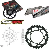 Kettensatz Stahl für: TRIUMPH Daytona 600 03-04 15-45-108 DID525ZVM-X Endlos