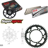 Kettensatz Stahl für: TRIUMPH Daytona 600 03-04 15-45-108 DID525ZVM-X(S&S) Endlos