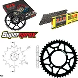 Chain Kit - Steel - for: HONDA MTX50 S [FR] 83-84 14-42-124 DID420D Clip