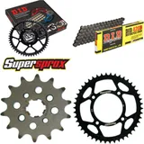 Kettensatz Stahl für: HONDA CRF80 04-09/XRR80 85-85 14-46-110 DID420D Clip
