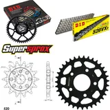 Kettensatz Stahl für: HONDA NSR125 98-99/NSR125 [DE] 00-03 14-35-110 DID520VX3 Niet