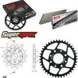 Kettensatz Stahl für: HONDA VT125 C Shadow 99-08 14-41-112 DID520ZVM-X Endlos