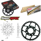 Kettensatz Stahl für: HONDA VT125 C Shadow 99-08 14-41-112 DID520ZVM-X(G&G) Endlos