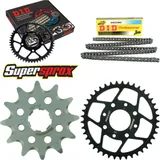 Kettensatz Stahl für: HONDA VT125 C Shadow 80km/h BOE 99-08 12-41-110 DID520NZ Clip