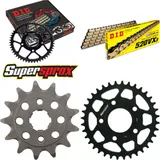 Chain Kit - Steel - for: HONDA NSR125 89-93 13-36-108 DID520VX3(G&B) rivet