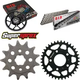 Kettensatz Stahl für: HONDA NSR125 89-93 13-36-108 DID520ZVM-X Niet