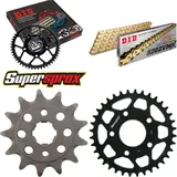Kettensatz Stahl für: HONDA NSR125 89-93 13-36-108 DID520ZVM-X(G&G) Niet