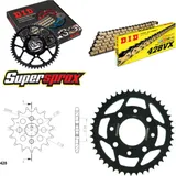 Kettensatz Stahl für: HONDA CBX125 C - 14-44-128 DID428VX(G&B) Clip