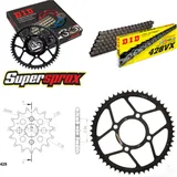 Kettensatz Stahl für: HONDA MTX125 83-94 15-53-130 DID428VX Niet
