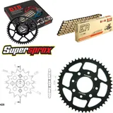 Kettensatz Stahl für: HONDA XL185 S 79-83 14-49-120 DID428NZ(G&B) Clip