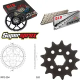 Chain Kit - Steel - for: HONDA XL200 R Paris Dakar 83-84 13-43-104 DID520ZVM-X(S&S) rivet
