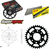 Chain Kit - Steel - for: HONDA CB200 81-81 15-35-104 DID520VX3 rivet