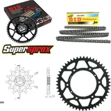 Kettensatz Stahl für: HONDA CRF230 F 04-08 13-50-114 DID520NZ Clip