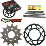 Kettensatz Stahl für: HONDA CRF450 R 02-03 13-50-114 DID520NZ Clip