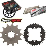 Kettensatz Stahl für: HONDA TRX250 R /Fourtrax [US] 86-87 13-39-096 DID520ZVM-X(S&S) Niet