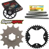 Kettensatz Stahl für: HONDA TRX250 R /Fourtrax [US] 88-89 13-38-092 DID520NZ Clip