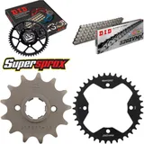 Kettensatz Stahl für: HONDA TRX250 R /Fourtrax [US] 88-89 13-38-092 DID520ZVM-X Niet